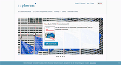 Desktop Screenshot of euphorum.org